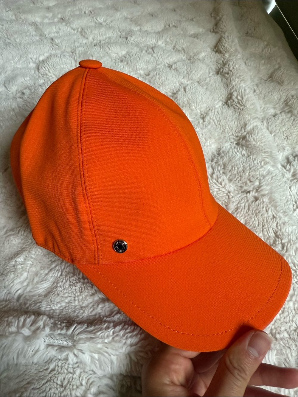 Hermes Orange Baseball Cap